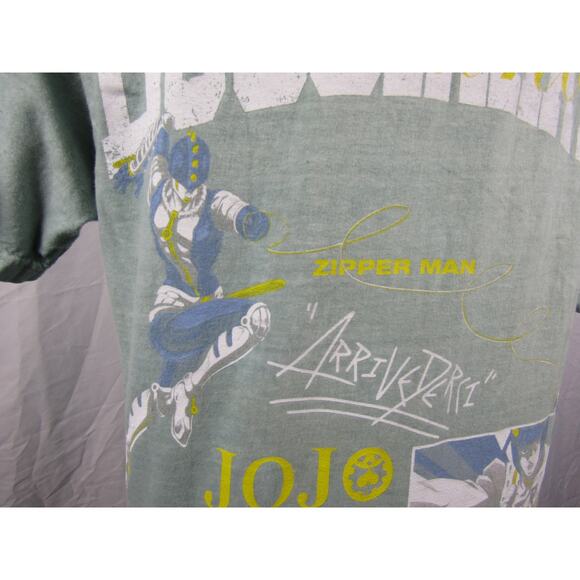 Jojo's Green Bizarre Adventure Crew Neckline Short Sleeves T-Shirt Size Medium - Picture 9 of 12